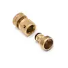 Herramientas de jardín conector de cobre latón Amazon conector rápido para manguera de 3/4 conexión de tubería de agua de jardín conector macho y hembra