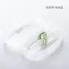 Set de vaso con popote de silicona líquida para bebé con hebilla, manguera para beber sopa, papilla, alimentos complementarios, accesorios de popote con hebilla transparente