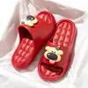 Lindas pantuflas de cachorro para mujer, sandalias de plataforma de suela gruesa para usar al aire libre, pantuflas para el hogar en interiores, zapatos de playa para hombre