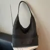 Bolsa de Lona Transfronteiriça para Mulheres, Grande Capacidade, Nova Tendência Outono e Inverno 2026, Bolsa de Ombro Casual Versátil, Bolsa Saco Tendência para o Dia a Dia