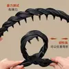 Diadema alta ondulada para mujer, nuevo modelo 2026, adecuada para el uso diario, diadema de verano para lavarse la cara con dientes, accesorio de pinza para el pelo