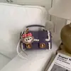 Bolso de Mano a Cuadros de Color Contrastante Estilo Coreano para Mujer 2026 Nuevo Moda Elegante Bolso Cuadrado Pequeño Bolso Cruzado Diario de Alto Valor