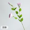 Flores de Lisianthus Artificiales de Alta Gama con Tacto Realista y Efecto Hidratante, Ramos de Flores Falsas para Decoración, Decoración de Sala de Estar y Mesa de Comedor, Arte Floral Artificial, Lisianthus