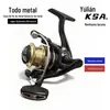 Carretilha de Pesca Luya Metal Carretilha de Pesca Carretilha de Peixe Totalmente Metálica Carretilha para Objetos Pequenos Vara de Pesca de Longo Alcance Carretilha para Isca Pequena de Golfe