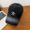 Gorra de Béisbol Lavada con Tinte de Corbata Estilo Coreano Retro Americano Bordado de Letras para Mujer Visera Desgastada Sombrero para el Sol para Hombre de Ruiya