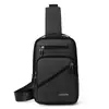 Nueva bolsa de pecho minimalista para hombre, bolsa cruzada para deportes al aire libre, bolsa de hombro de gran capacidad para el día a día, bolsa para teléfono moderna y a la moda