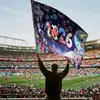 Banderas de Equipos de Fútbol del Mundial 2026 Transfronterizas, Artículos para Aficionados, Banderas Decorativas para Ambiente de Bar, Hecho a Medida