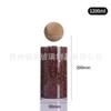 Frasco de Almacenamiento de Vidrio de Borosilicato de Alta Calidad con Forma de Bola, Diámetro de 90 mm, con Tapón de Corcho para Almacenamiento en la Cocina de Granos, Té y Tisanas