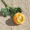 Venta especial: 2 Cabezas de Flores de Ranúnculo Artificiales, Flores Falsas, Nenúfares Artificiales, Flores para Decoración de Bodas, Arte Floral para el Hogar
