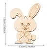 Huevos de Madera de Pascua con Cuerda de Cáñamo Decoración de Fiesta Navideña Colgante Artesanías con Virutas de Madera DIY para Niños Hogar