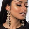 Moda Europea y Americana Pendientes de Dólar Exagerados Pendientes de Pedrería con Símbolo de Letra Pendientes Pendientes Sensación Popular en Internet Diseño Recomendado Pendientes con Sentido del Diseño