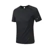 Camiseta Deportiva Transfronteriza para Hombre de Manga Corta Transpirable que Absorbe la Humedad Cuello Redondo Secado Rápido Ropa para Correr y Fitness para Hombre Alta Elasticidad t