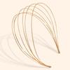Diadema Halo Notre Dame Corona de Pelo Diadema de Doble Capa Aleación Metálica Hueca Accesorios Finos para el Cabello Pasadores para el Cabello Tocados Transfronterizos Europeos y Americanos