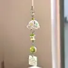 Colgante de botella de deseos de estrella, cadena para teléfono DIY, decoración linda estilo ins, campanilla de viento, correa para bolso, llavero, cadena colgante