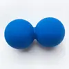 Relajación Muscular Punto de Acupuntura Planta del Pie Brazo Pelota de Entrenamiento Bola Fascial Conectada de Silicona Pelota de Cacahuete Pelota de Masaje Fitness Yoga
