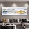 Mural de sala de estar pinho de boas-vindas pintura decorativa chinês Zen parede de fundo de sofá atmosfera de escritório pintura de paisagem