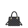 Bolso de lunares de alta gama, moderno y de nicho para mujer, nuevo bolso cruzado versátil de moda 2026, bolso de mano cuadrado pequeño exquisito