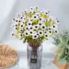 Boda Transfronteriza Ramo de Margaritas Estilo Ins Fabricante de Flores Artificiales Decoración del Hogar Venta al por Mayor Manualidades de Flores Artificiales Ramo de Flores de Mano
