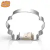Molde para galletas de acero inoxidable molde flotador nupcial coche de autobús molde divertido para hacer tú mismo molde para cortar frutas