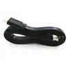 Cabo HDMI Colorido Plano HDMI Cabo de Alta Definição 1.4V Set-Top Box HDMI Cabo de Alta Definição Interface Dourada de Áudio