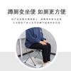 Silla de Commode Plegable de Acero Inoxidable al por Mayor para Personas Mayores y Mujeres Embarazadas, Taburete de Inodoro para Cuclillas para Viaje en Casa