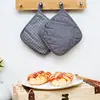 Guantes de Silicona de Algodón Puro con Certificación CE, Engrosados y Alargados, Antideslizantes, Resistentes a Altas Temperaturas, Guantes para Horno de Microondas, Anti-quemaduras para Horno de Horneado E18