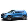 Tixinrui es Adecuado para Volkswagen Tuyue Modificado Ceja de Lluvia Cortavientos Platino Adorno de Ventana de Coche Protector de Lluvia Suministros Automotrices