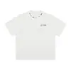 Camiseta de Manga Corta Bordada en Color de Contraste para Hombre, Nuevo Estilo de Verano, Corte Holgado Japonés, Camiseta Texturizada Casual de Moda
