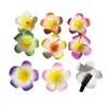 Estilo Étnico do Sudeste Asiático Modelo Grampo de Cabelo Frangipani Clipe de Flor Estilo Boêmio Acessório de Cabeça para Foto de Praia