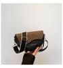 Moda Meia redonda Bag Feminino 2024 Primavera e Verão Novo Estilo Ocidental Contraste Cor Leopardo Sela Bag Elegante Flor Velha Bolsa Feminina
