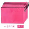 Bolsa para documentos A4 patrón de fútbol cremallera lona impermeable bolsa de información impresión personalizada logo imprimible publicidad de empresa