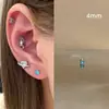 Lindo Brinco de Osso da Orelha Sino Amor Fofo Delicado Brincos de Saturno Feminino Versátil Elegante Parafuso de Osso da Orelha