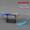 Arma Tribulação Eterna Jogo Periférico Tingtao Kuodao Metal Ornamento de Arma Coleção de Armas Brinquedo 22cm