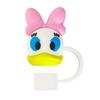 Tapa de Paja de Animación Transfronteriza 10mm Cubierta de Paja Accesorios para Taza Silicona de Grado Alimenticio Tapa de Paja de PVC 3D