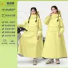 Capa de chuva longa, de corpo inteiro, à prova d'água, para mulheres que dirigem motocicletas elétricas, novo modelo 2026, tamanho grande, espessada para patinetes elétricos