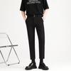 Pantalones de Verano para Hombre de Estilo Maduro Ligero Estilo Coreano Ajustado Pierna Cónica Pantalones de Negocios Pantalones Casuales para Hombre Pantalones Modernos al Tobillo