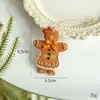 Árvore de Natal Transfronteiriça Homem de Gengibre Vintage Acessórios Resina Pintada à Mão Presentes Pingente Pequeno Fofo Decorações de Árvore de Natal
