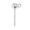 Plata de Ley 925 Redonda de un Solo Círculo Hecha a Mano DIY Joyería Pulsera Collar Conexión Final Accesorios Fábrica Stock Listo Entrega 48H