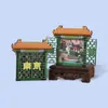 Ímãs de Geladeira de Madeira de Nanjing Feitos Sob Medida Atacado Lembrancinhas Turísticas Artesanato Cidade Adesivos Magnéticos Produtos Culturais e Criativos