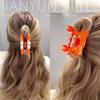 Nueva horquilla creativa con forma de animal marino, con diseño de delfín rosa, ácido acético y tiburón, accesorio para el cabello para mujer.