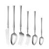 Vajilla Transfronteriza 304 Engrosada Mate Cintura Pequeña Hogar Nórdico Bistec Vajilla Estilo Occidental Cuchillo, Tenedor y Cuchara de Acero Inoxidable
