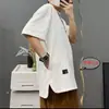 Fabricante de Origen de Camisetas Comercio Exterior Multibolsillo Manga Corta Hombre Holgada Versátil Casual Simple Camisa Base de Media Manga Venta al por Mayor