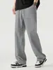 25 Pantalones de Color Sólido con Cordón y Doble Bolsillo para Hombre, Nuevos de Primavera y Otoño, Venta Caliente de Comercio Exterior Transfronterizo