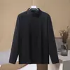 Camiseta interior térmica de cuello medio, doble cara, para hombre, manga larga, ropa de estudiante universitario de moda para hombre, ropa interior de otoño