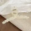 Nuevo Pinza Grande para el Cabello 2025 para Cabello Grueso, Accesorio para el Cabello de Otoño e Invierno, Pinza de Tiburón para la Parte Posterior de la Cabeza, Pinza de Garra de Peluche Retro para Moño para Mujeres