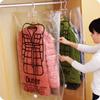 Bolsa de compresión al vacío colgante para ropa del hogar, a prueba de polvo y humedad, bolsa de almacenamiento para acabado de ropa con compresión por succión