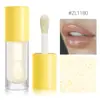 Gloss Labial Hidratante Transfronteiriço, Óleo Labial Mermaid Cintilante, Cuidado Labial Colorido Hidratante e Hidratante, Gloss Labial de Cristal