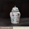 Tarro de té azul y blanco cerámico supergrande de alta calidad para el hogar boutique té negro Pu'er a prueba de humedad sellado tarro de té para despertar tarro universal
