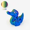 Brinquedos de Crocodilo e Pato Impressos em 3D Transfronteiriços com Asas e Caudas Móveis, Enfeites de Animais Fofos para Montagem de Cenas, Atacado para Barracas de Mercado
