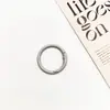 Anillo de Resorte de Colores Pintado en Spray de 25 mm Llavero DIY Hebilla Colgante para Bolsos Accesorios de Ferretería Anillo de Clip de Apertura Metálico
